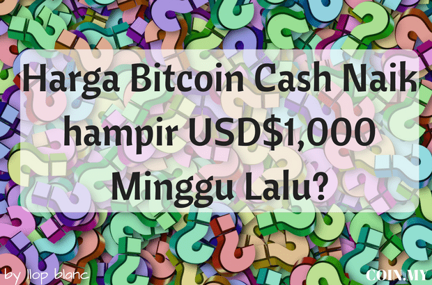 an image on a post about harga bitcoin cash