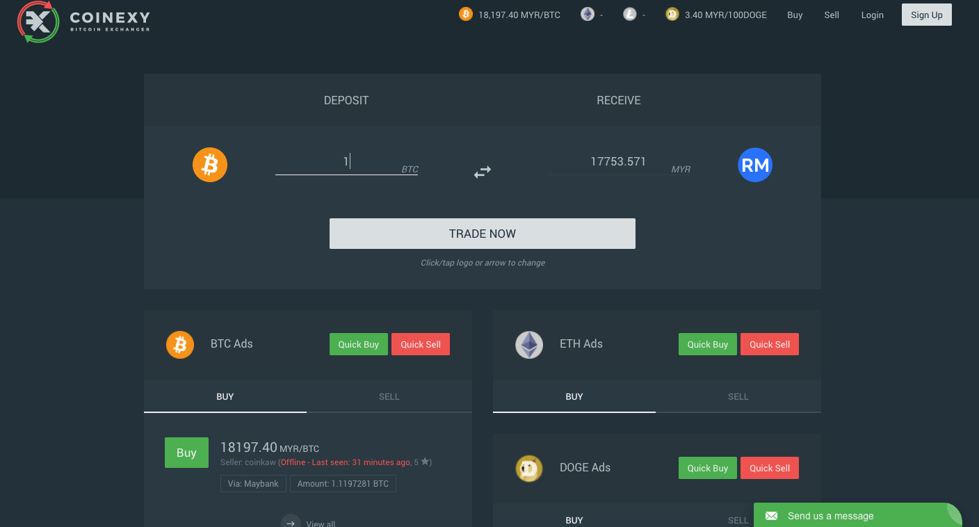 Coinexy – platform pertukaran Malaysia yang pertama