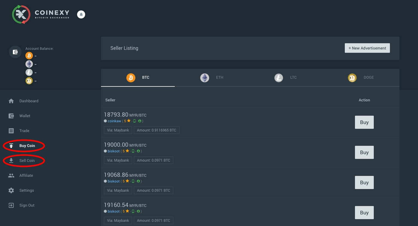 4. Start trading