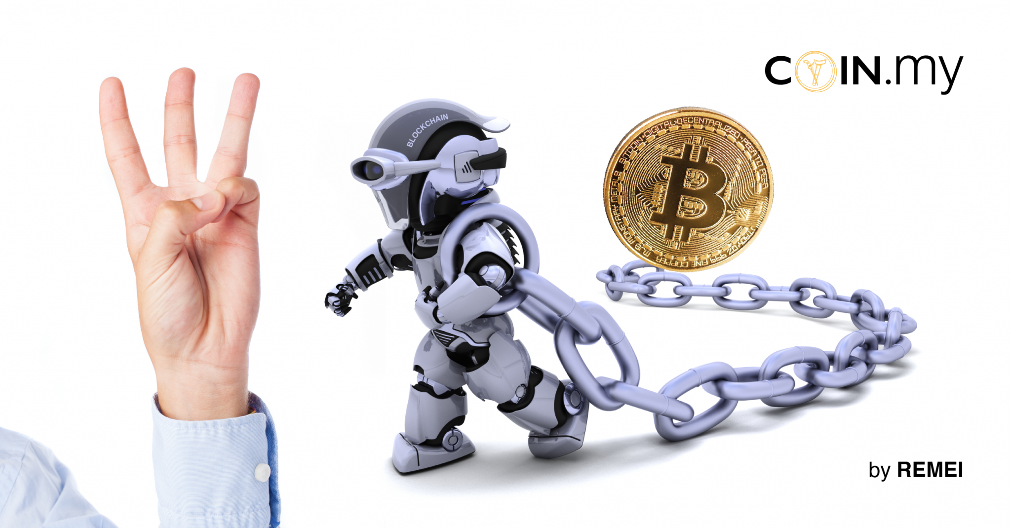 an image on a post on blockchain technology