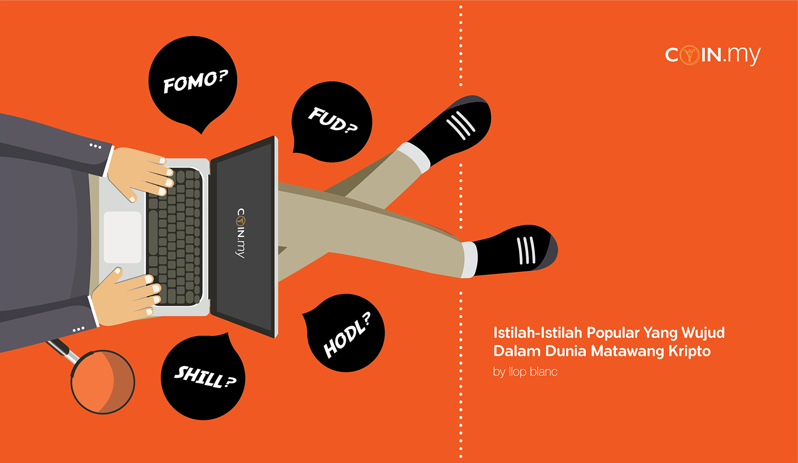 an image on a post on istilah matawang kripto