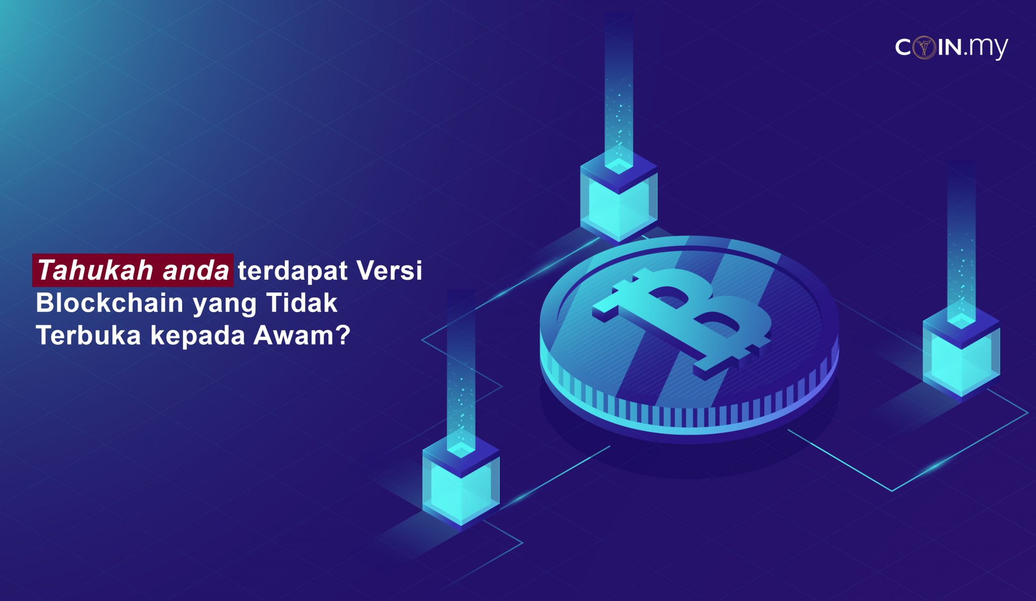 an image on a post about private blockchain
