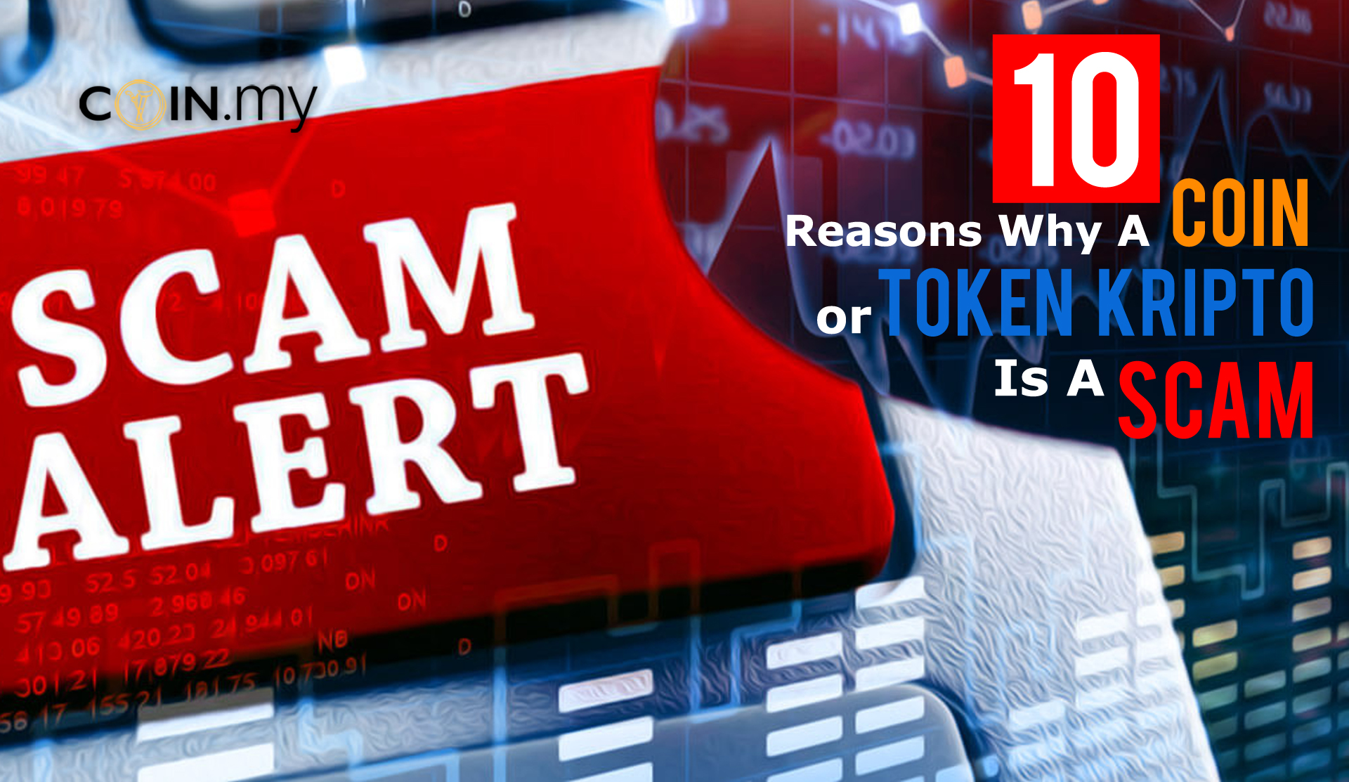 an image on a post on digital currency token scam bitcoin blockhain malaysia