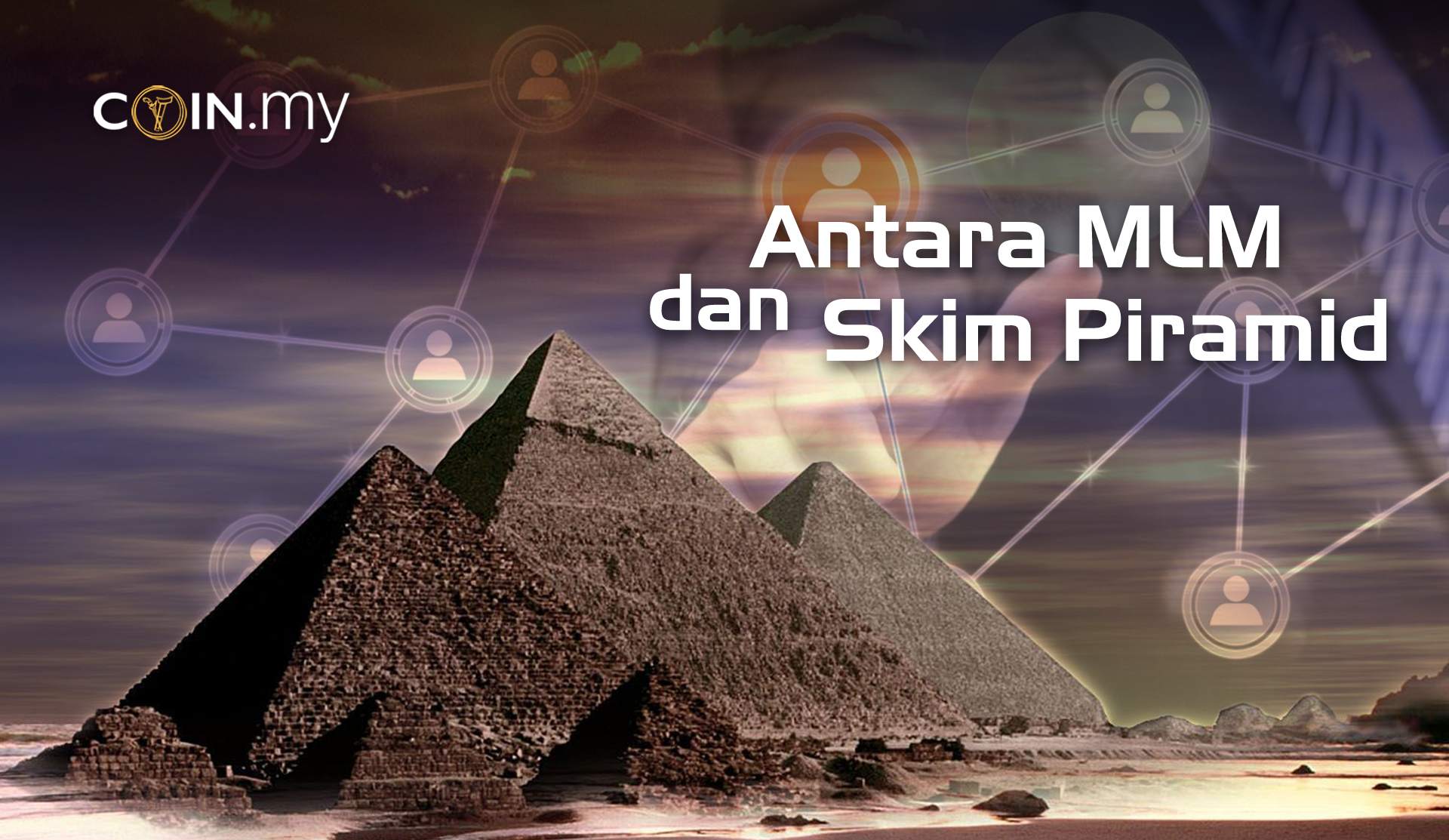 an image on a post on mlm skim piramid scam bitcoin blockchain malaysia