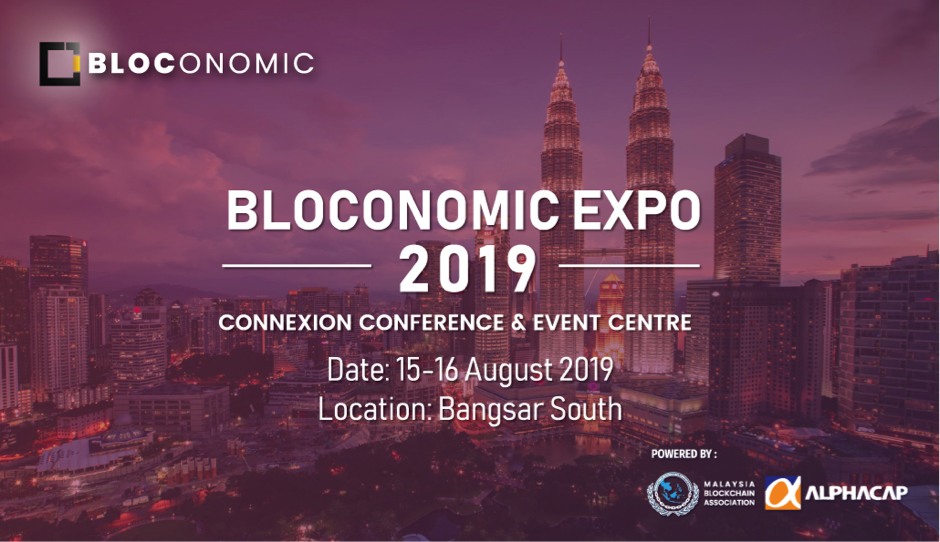 an image on bloconomic blockchain expo