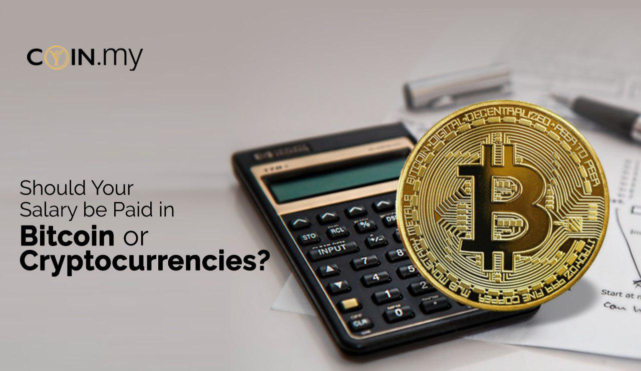 an image on a post on salary bitcoin cryptocurrency
