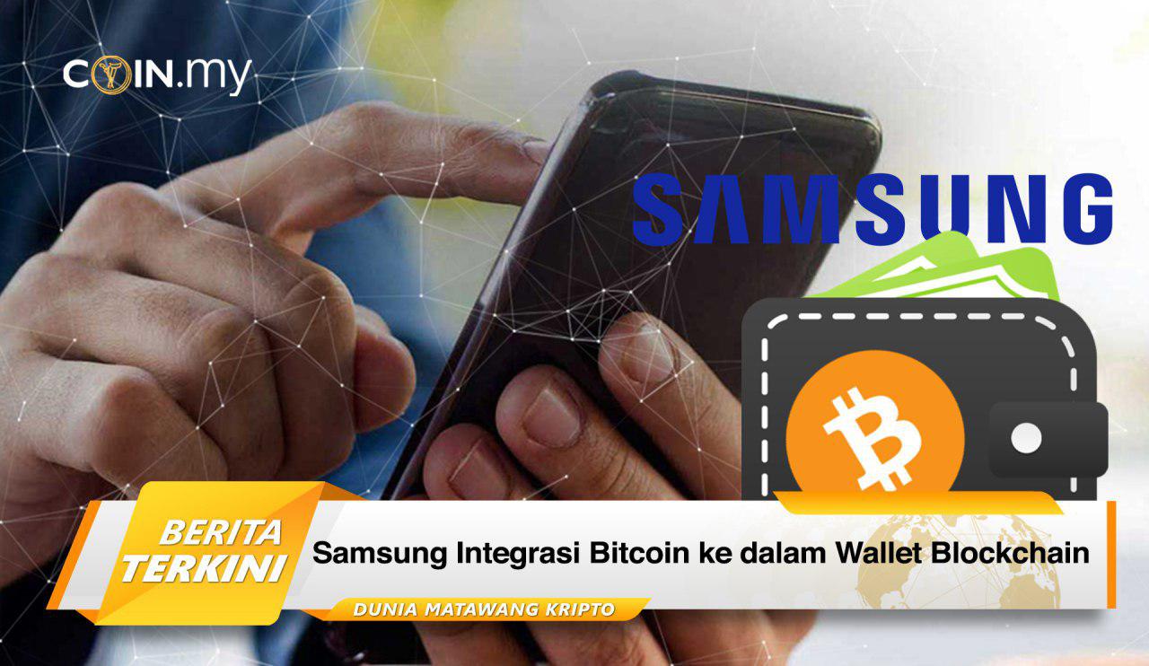 an image on a post on samsung bitcoin wallet blockchain