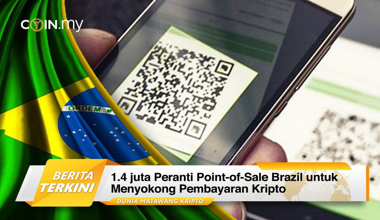 an image on a post on point of sale brazil kripto