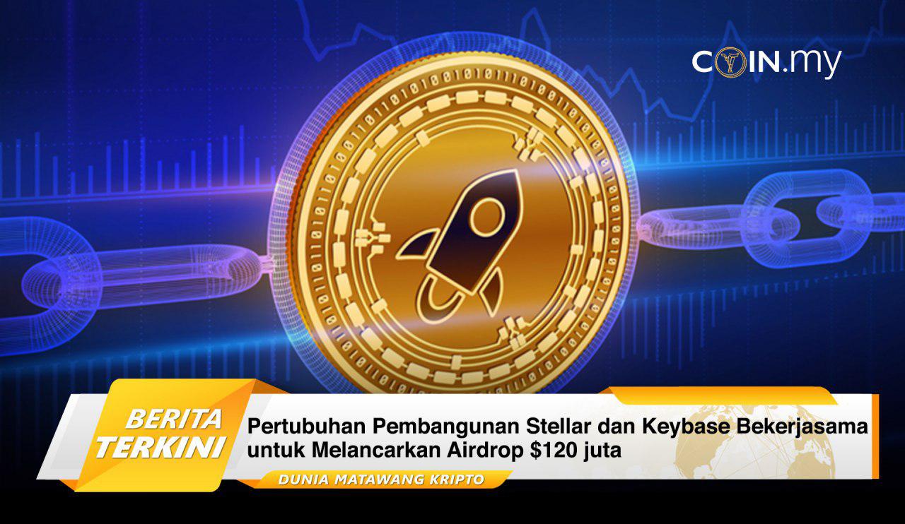 an image on a post on stellar keybase airdrop $120M