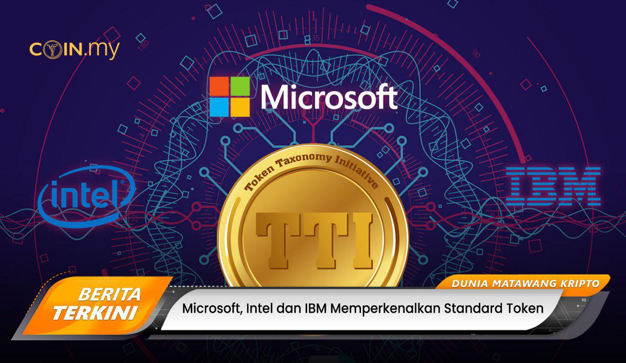an image on a post on microsoft intel ibm standard token
