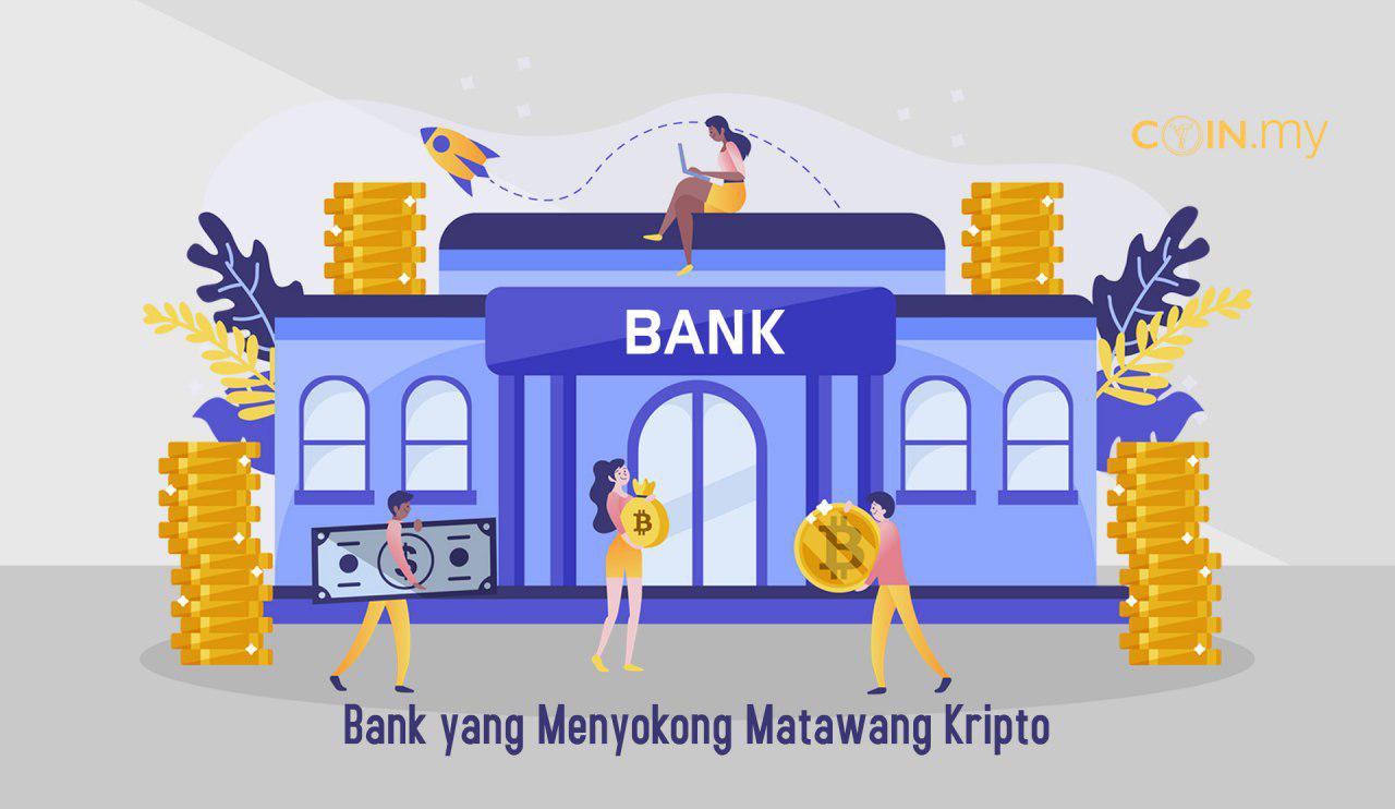 an image on a post on bank kripto blockchain bitcoin