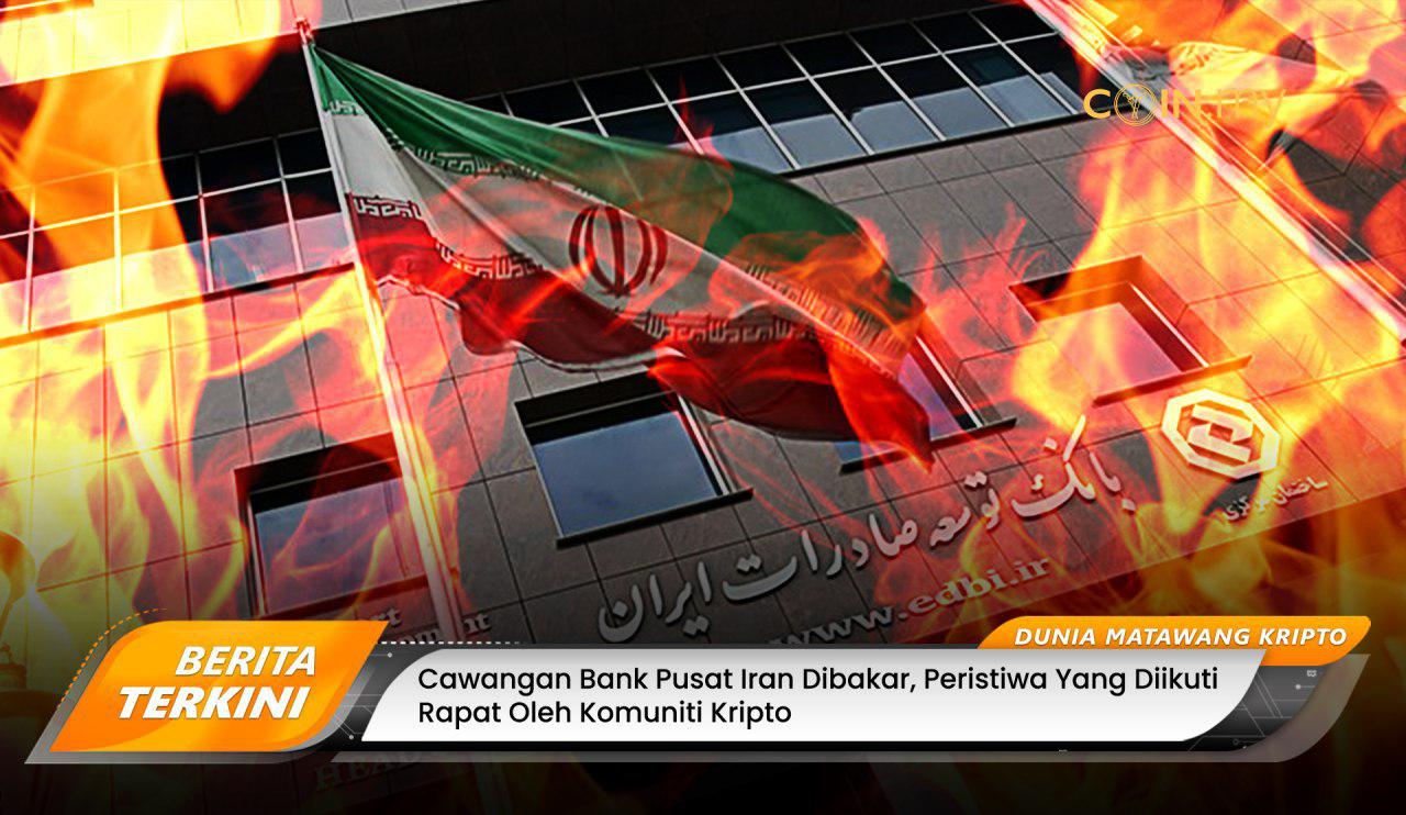 an image on a post on bank iran kripto