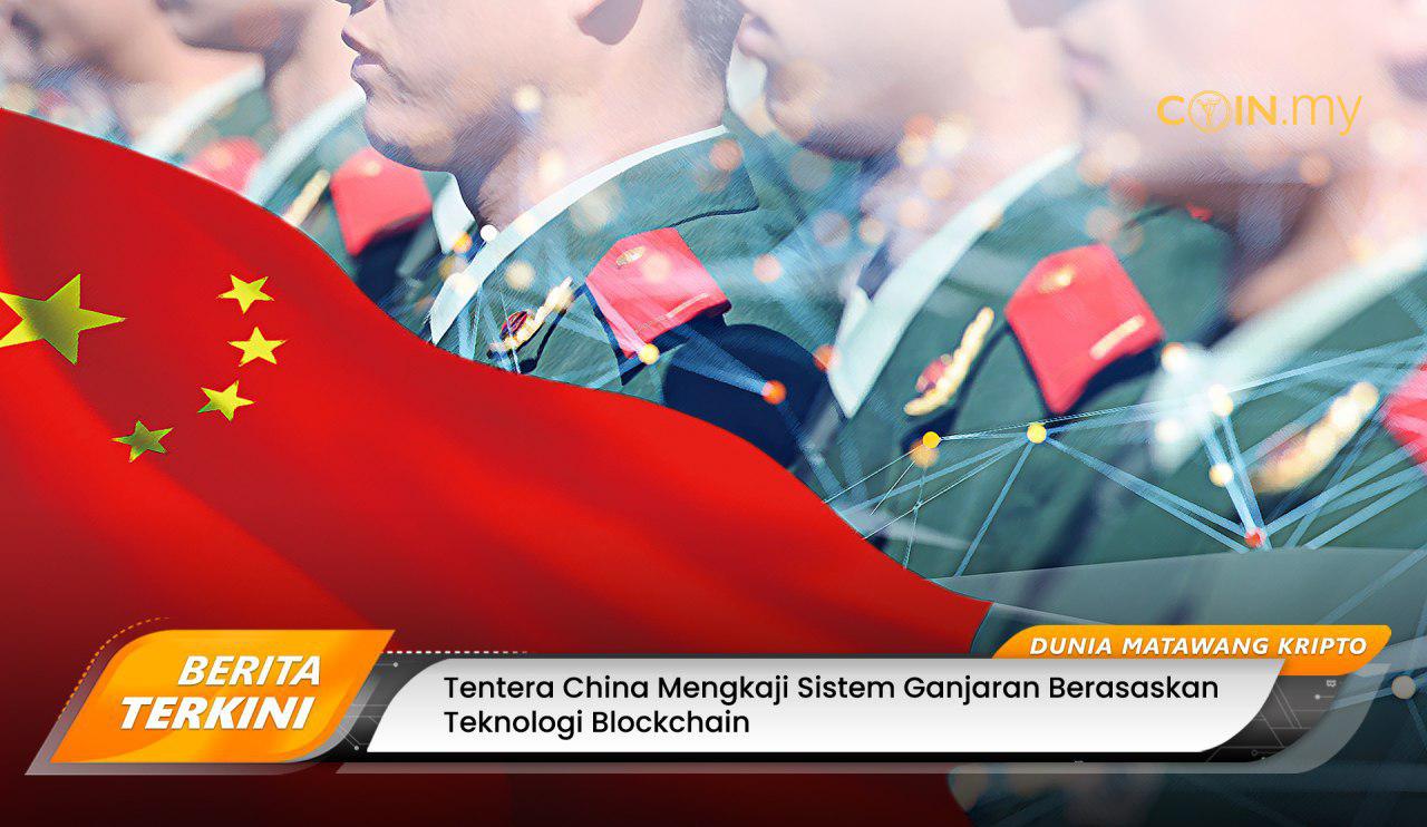 an image on a post on china blockchain