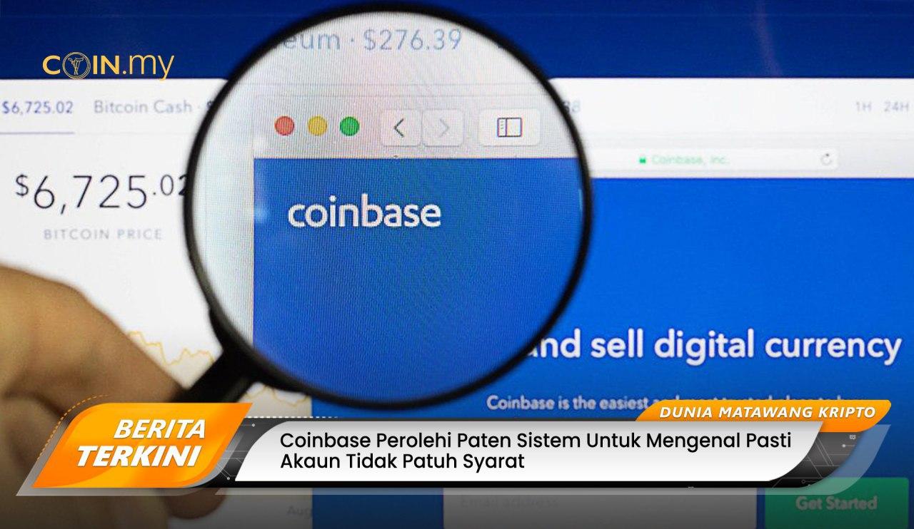 an image on a post on coinbase patent blockchain