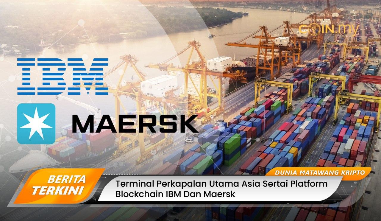 an image on a post on asia platform blockchain ibm dan maersk