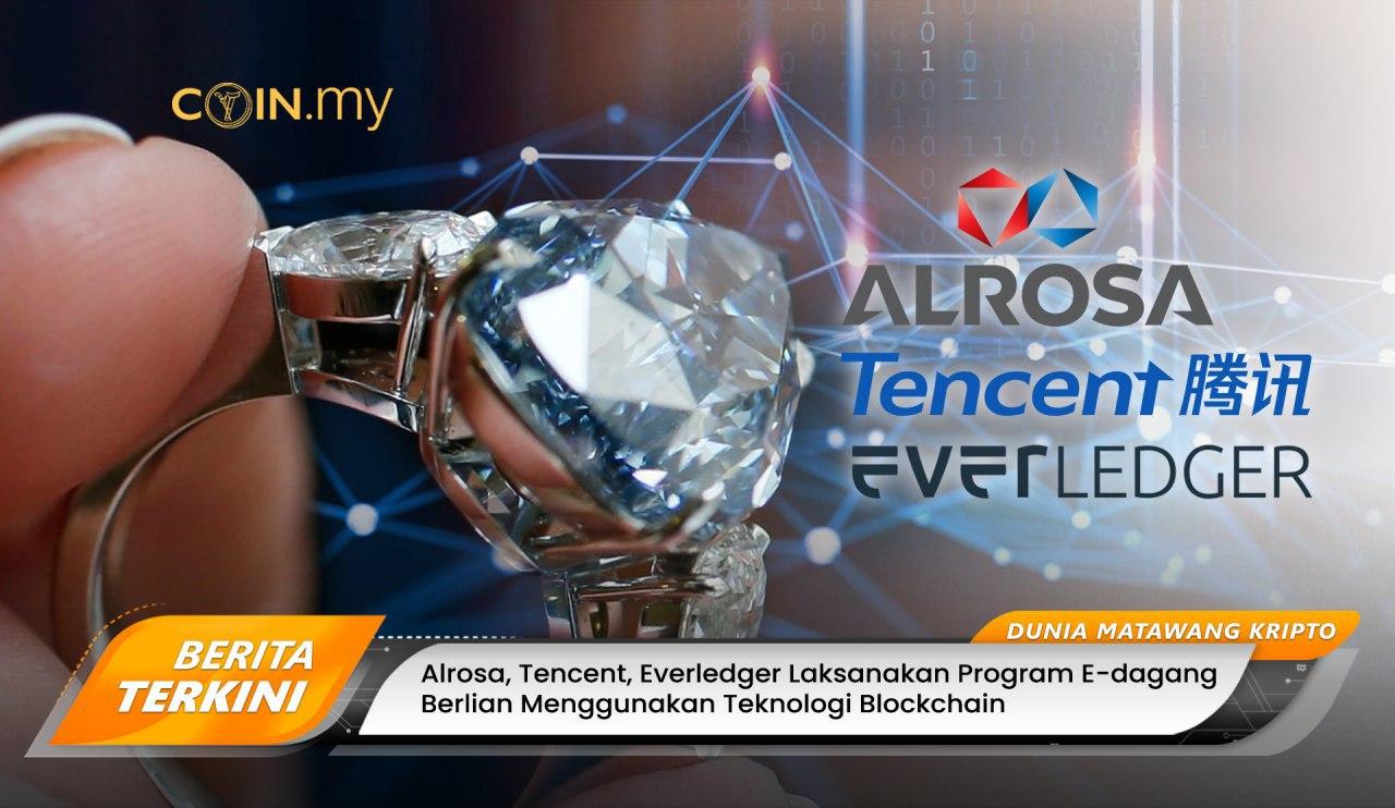 an image on a post on alrosa tencent everledger program blockchain