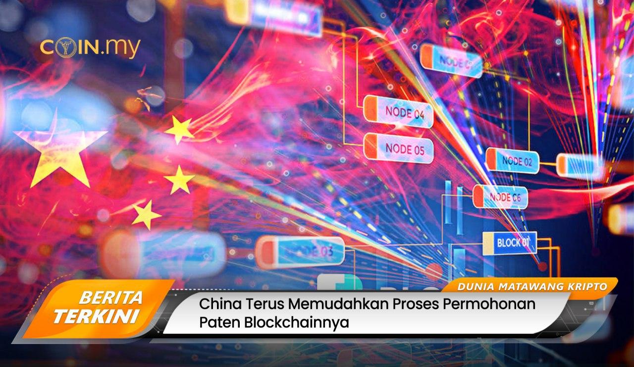 an image on a post on china blockchain