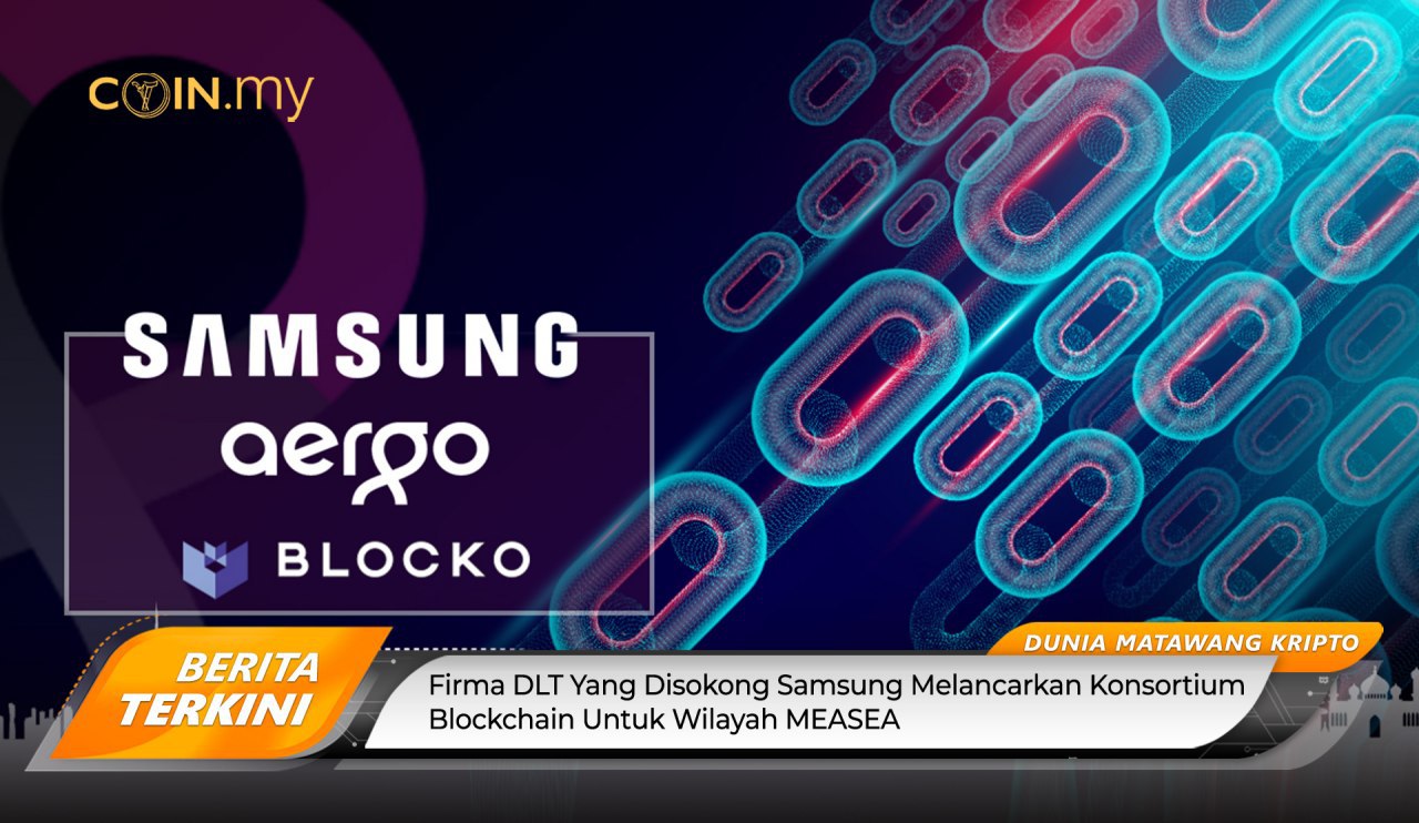 an image on a post on dlt samsung blockchain MEASEA