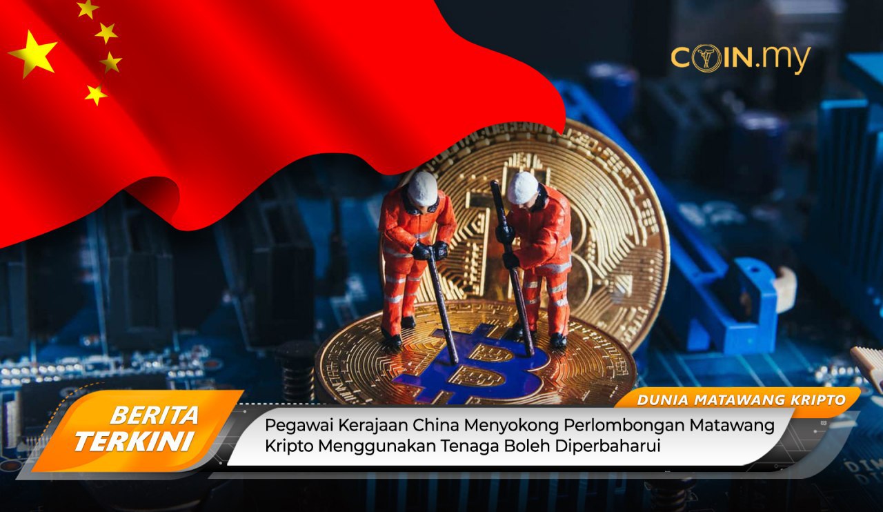 an image on a post on china kripto blockchain
