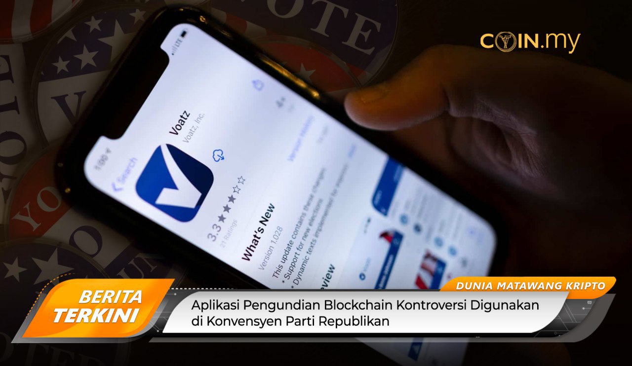 an image on a post on blockchain republikan parti
