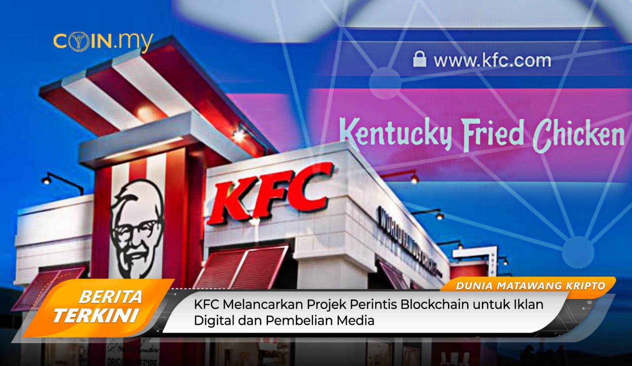 an image on a post on kfc blockchain digital media