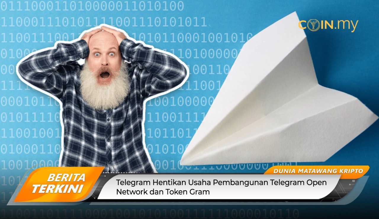 an image on a post on telegram open network token gram