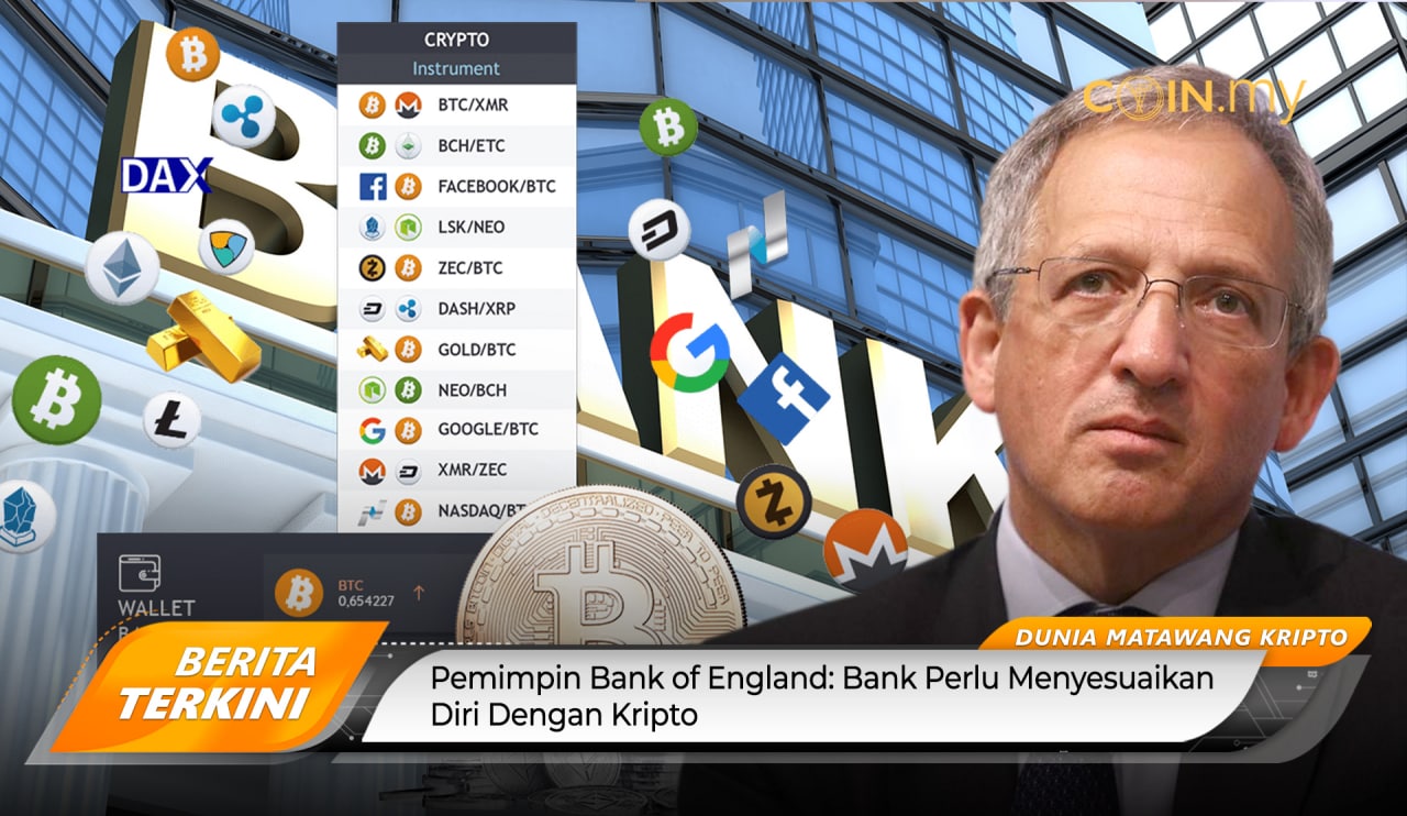 an image on a post on bank of england crypto kripto