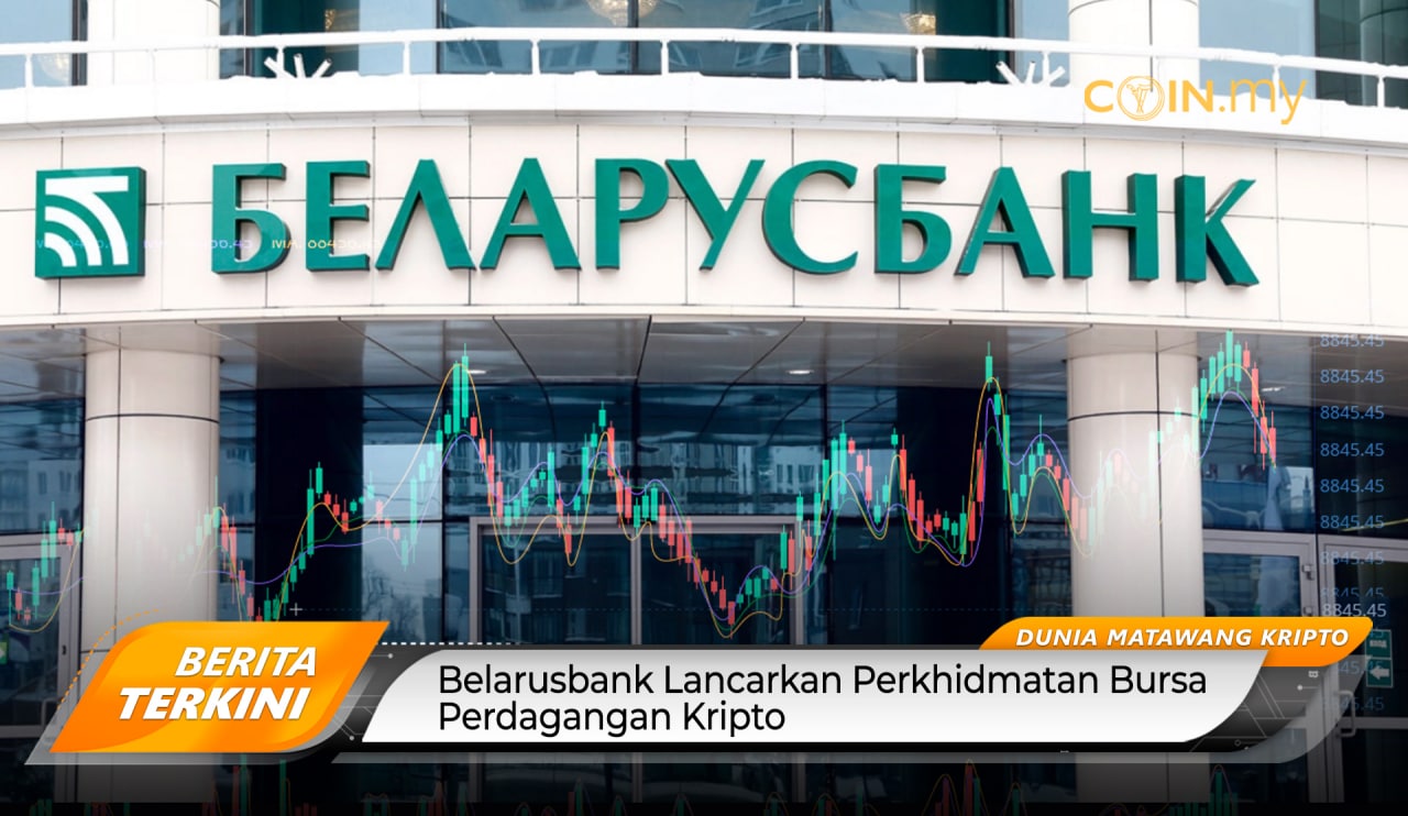 an image on a post on belarusbank bursa kripto